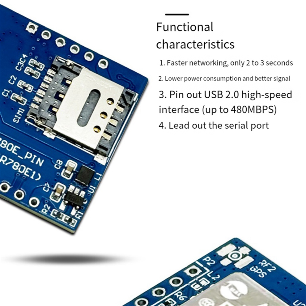 4G Luat Air780E Full Netcom Module
