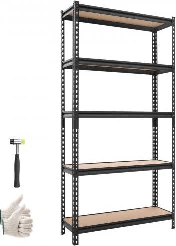 Storage rack for kitchen VEVOR Storage Shelf 5-Tier Adjustable Heavy Duty Shelving System