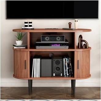 Record player stand Large Round Record Player Stand