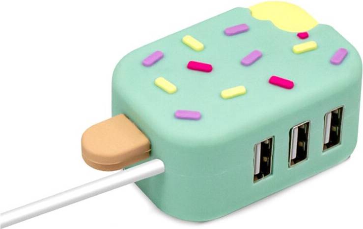 Torribaly Portable Multi-Function Three-Port USB Hub