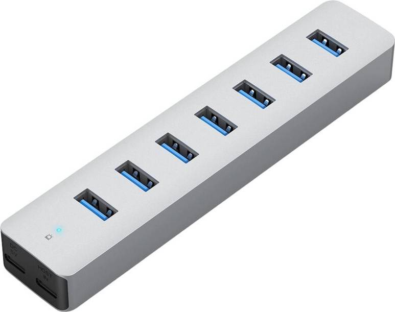 7 USB Hub Multi Port Desktop Adapter