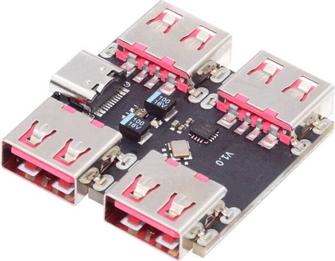 Typecat USB 2.0 to 4 Channels Ways Hub Module