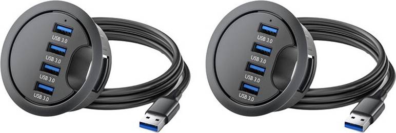 USB Desktop Hub Card Reader Station