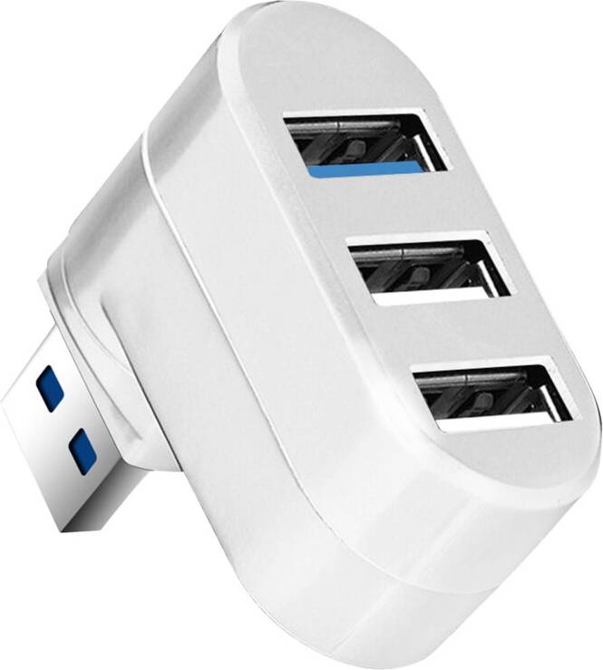 USB 3.0 Rotatable Hub 3-Port