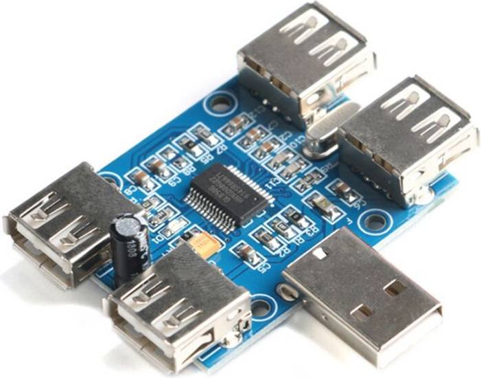 Tlily USB2.0 Hub 4-Port Controller Module