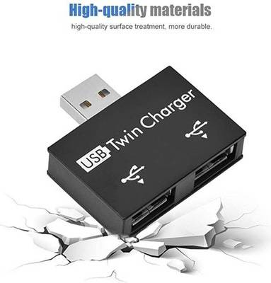 Mini USB Hub 2 Port Adapter