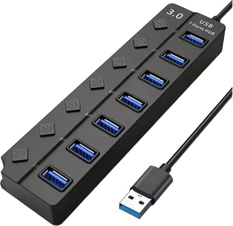 Typecat 7-Port USB 3.0 Hub with LED Indicator