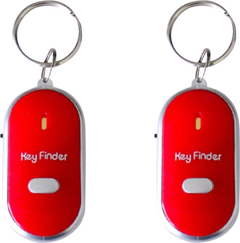 Key Finder Locator Device LED Torch Whistle