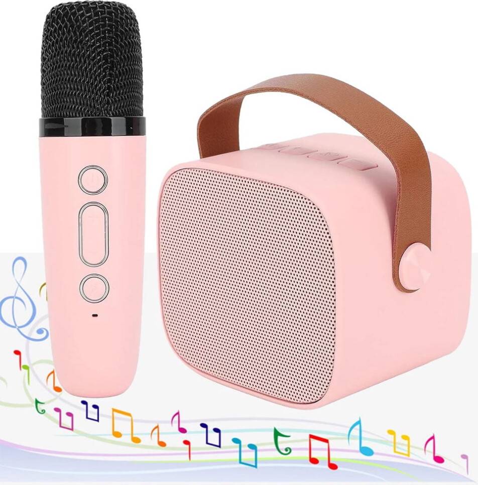 Mini karaoke Mini Karaoke Machine Pink Bluetooth