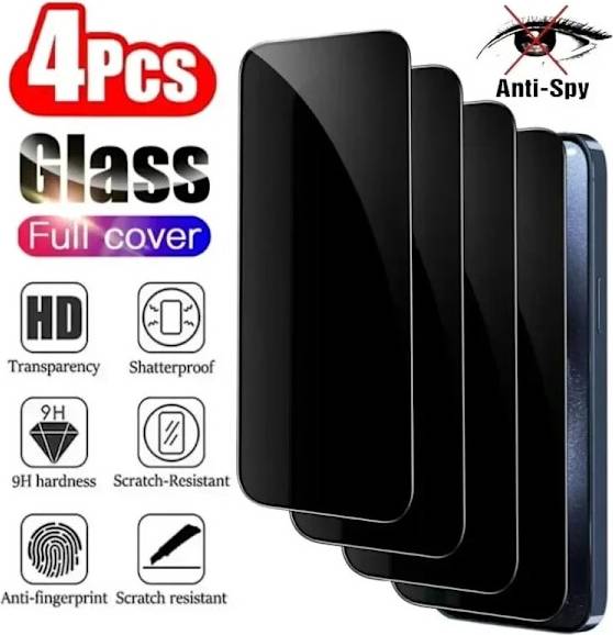 Privacy screen protector Privacy Screen Protector Glass Set