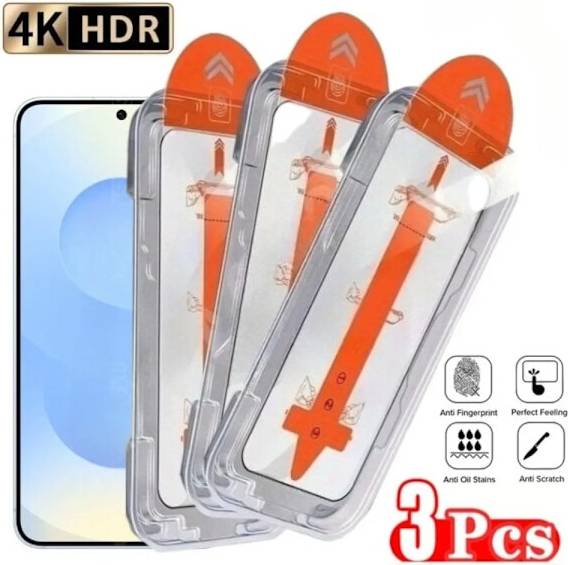 3-Pack HD Tempered Glass Screen Protector