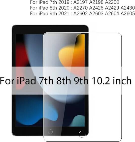 2pcs HD Tempered Glass Screen Protector for iPad 11 Inch