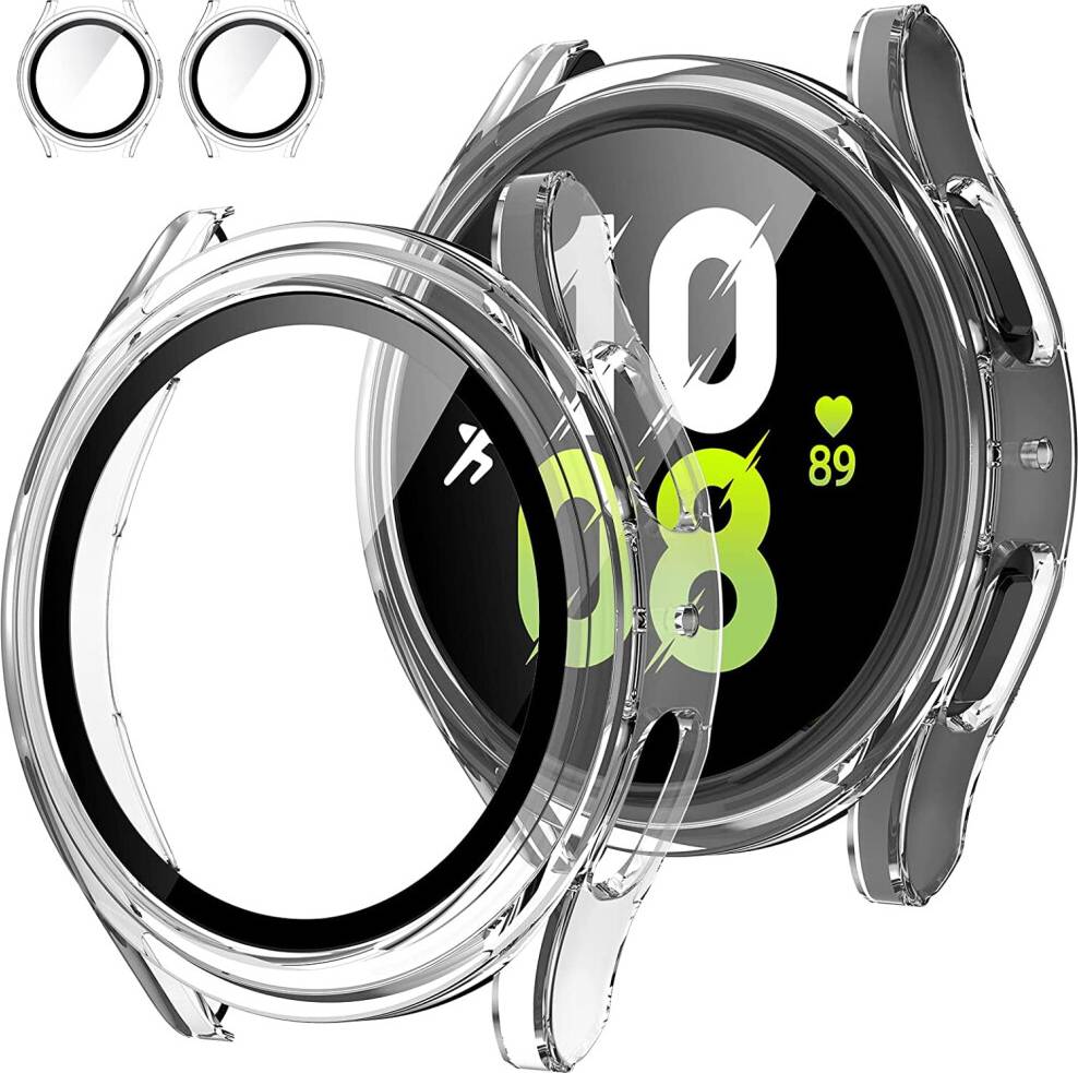 2Pack Compatible Galaxy Watch 5 Screen Protector Case
