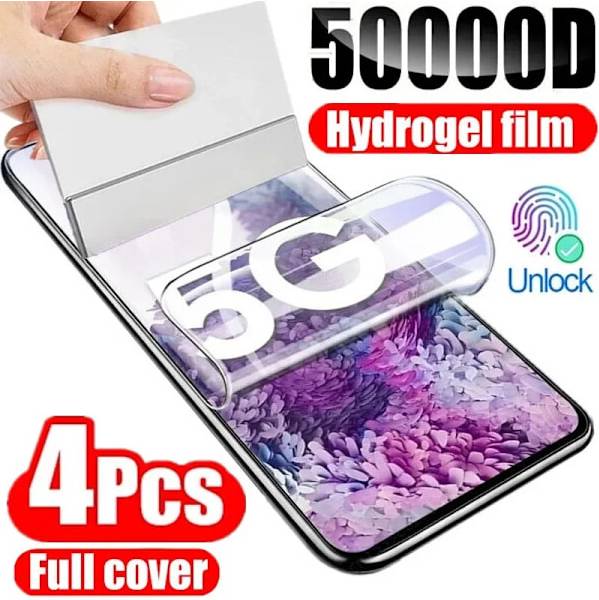 4Pcs Hydrogel Screen Protector Set