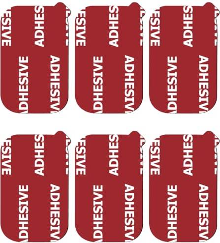 Double side sticker 6pcs Rectangle Sticky Adhesive Kit
