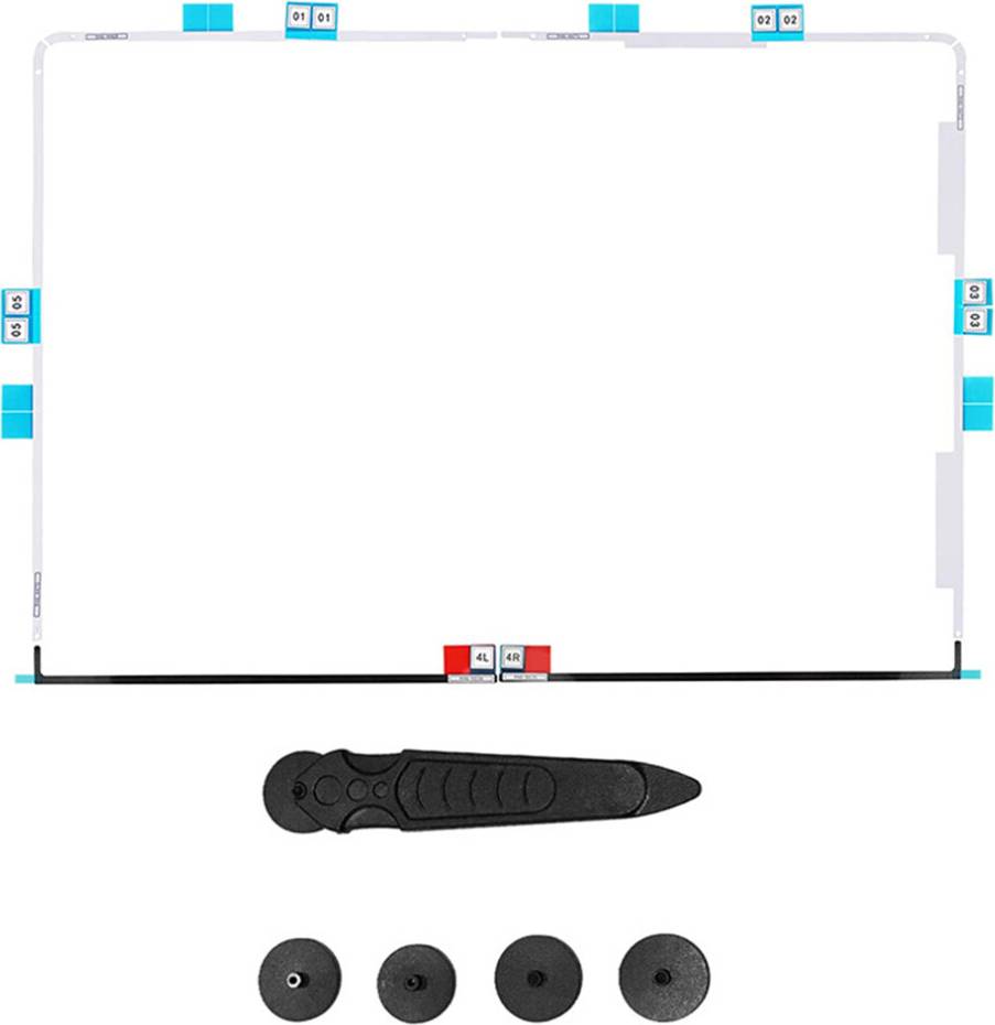 Happyyami 5 Sets Practical LCD Panel Adhesive Sticker Opening Wheel Kit