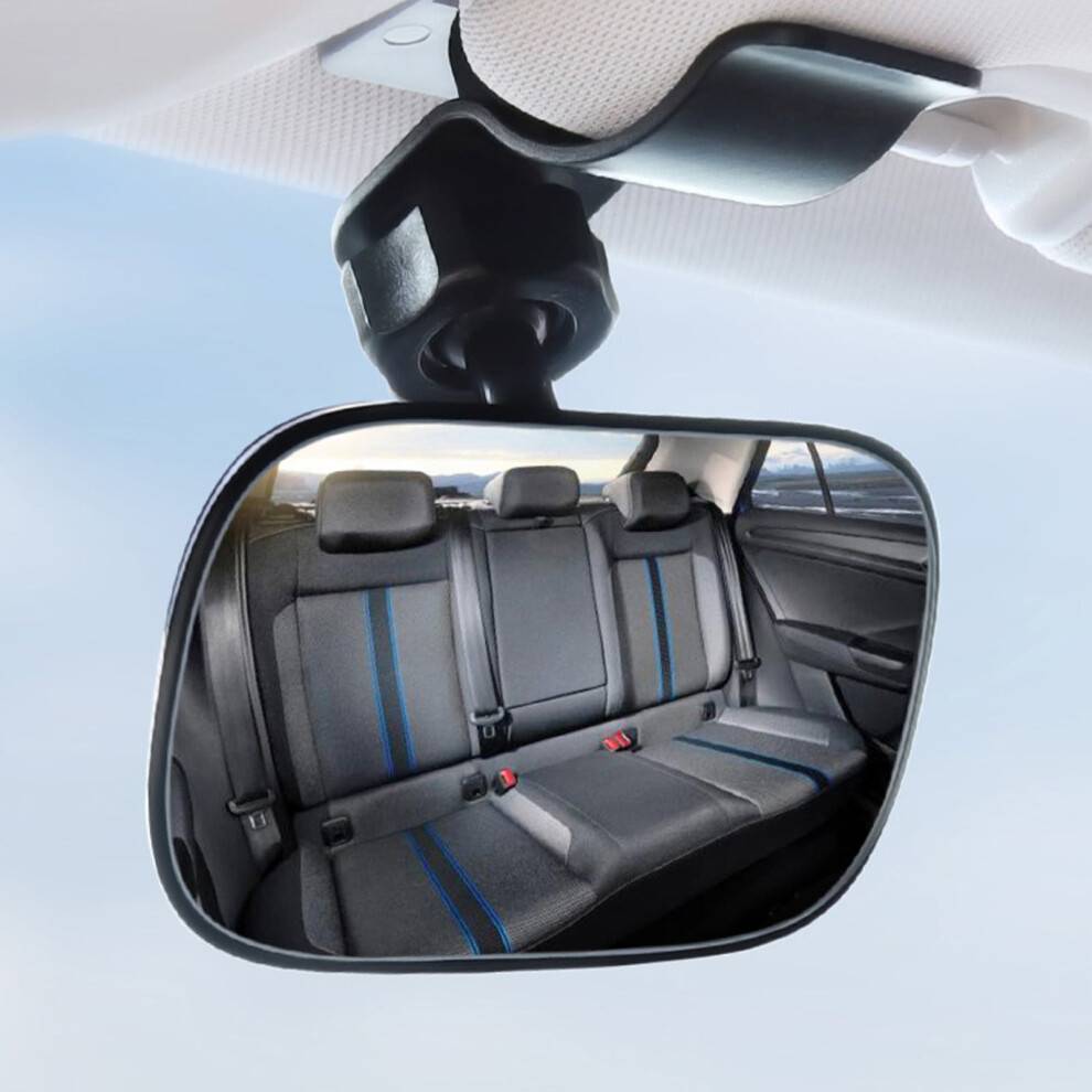 Baby Rearview Mirror Wide-Angle Clear