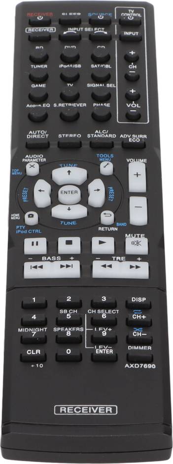 Replacement Remote Control For Pioneer Av Receiver