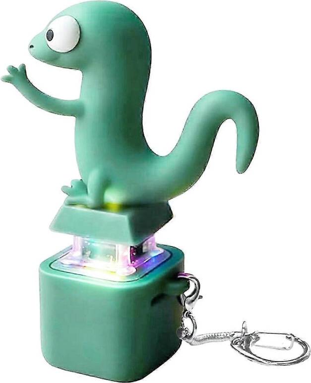 Lizard Button Keychain Decompression Toy