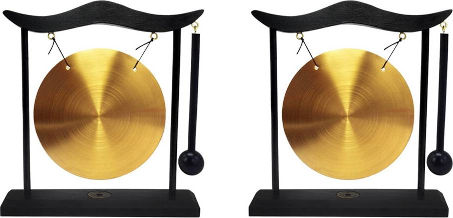 Torribaly Desktop Gong Table Wind Chime Percussion Instrument