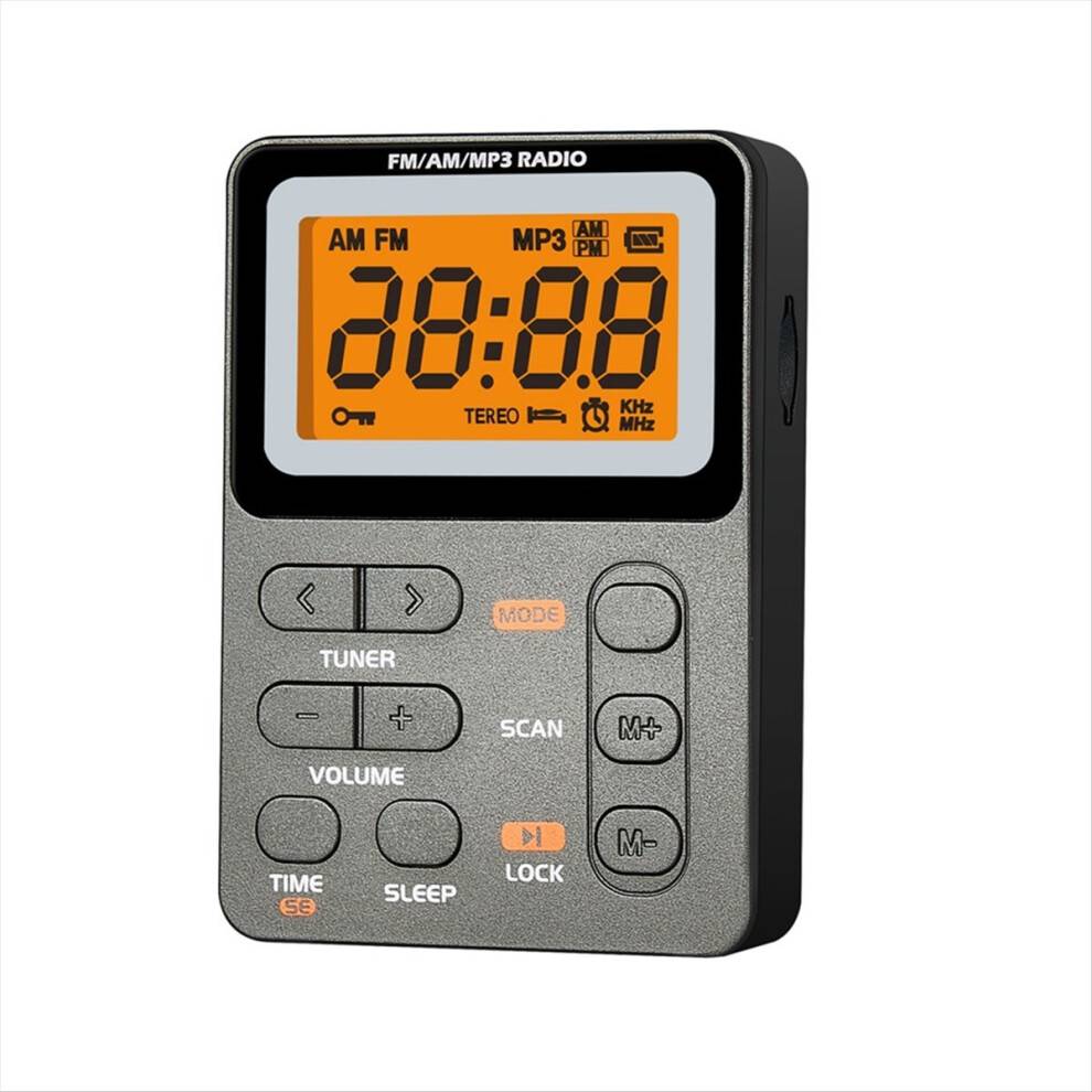 LED Display AM FM Pocket Radio