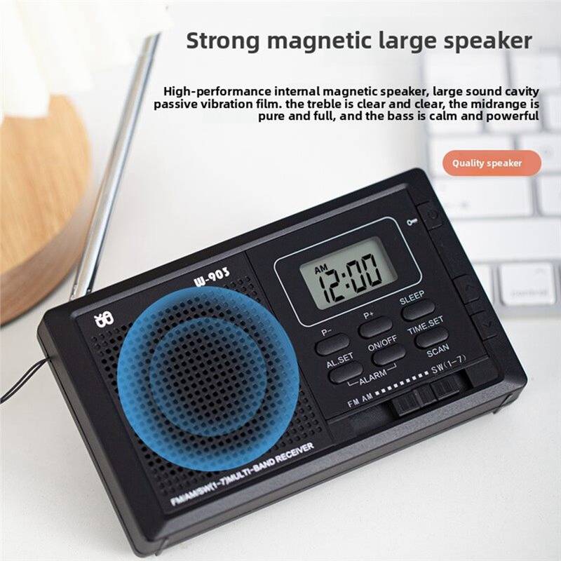 Clock radio Digital Radio FM AM SW LED Screen Clock