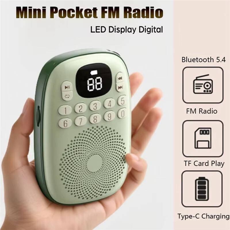Fm receiver Pocket FM Radio LED Display Receiver