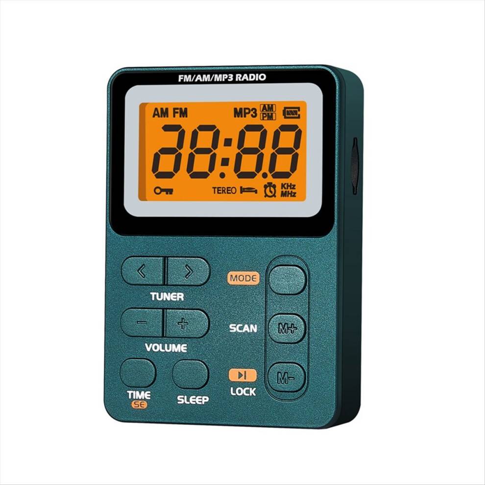 Multifunctional LED Display AM FM Pocket Radio