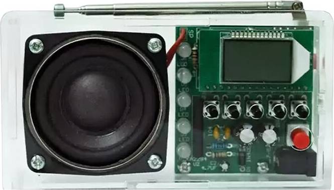 FM Radio DIY Kit Audio Level Indication
