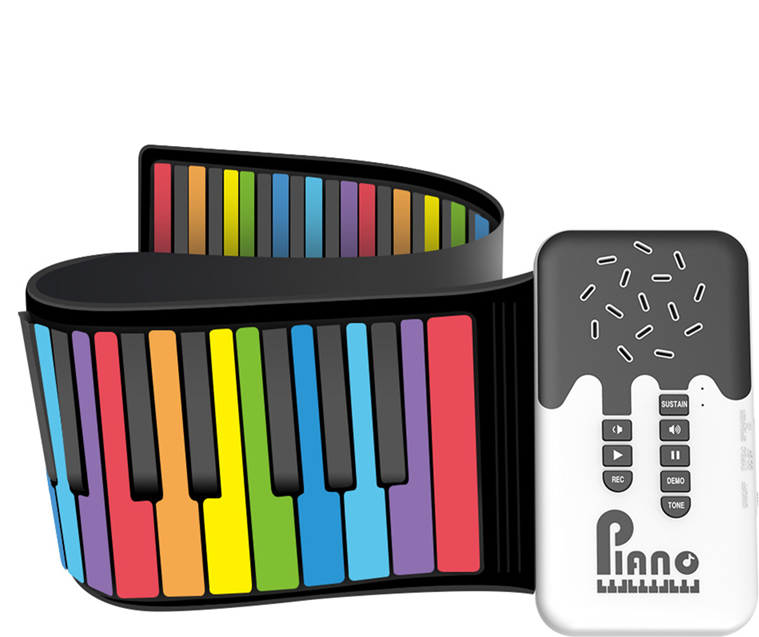 Typecat 49 Tangenter Digitalt Keyboard Rulleklaver