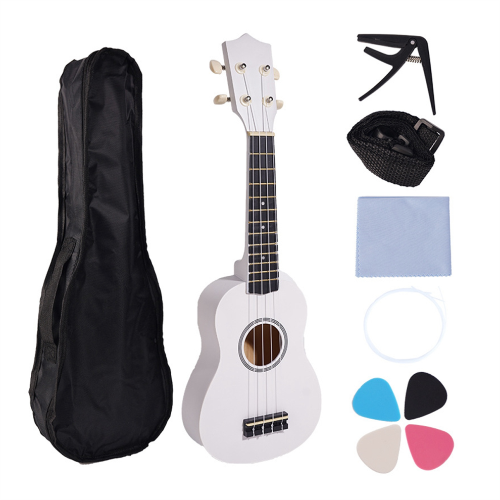 Torribaly 21 Inch Ukulele Set Beginners 4-String Small Guitar
