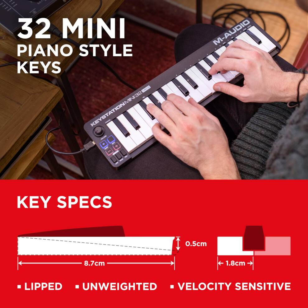 M-Audio Keystation Mini 32 MK3 USB MIDI Keyboard Controller