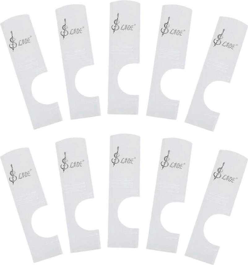 Kikidex 10x Clarinet Reeds Clips Portable Storage Box