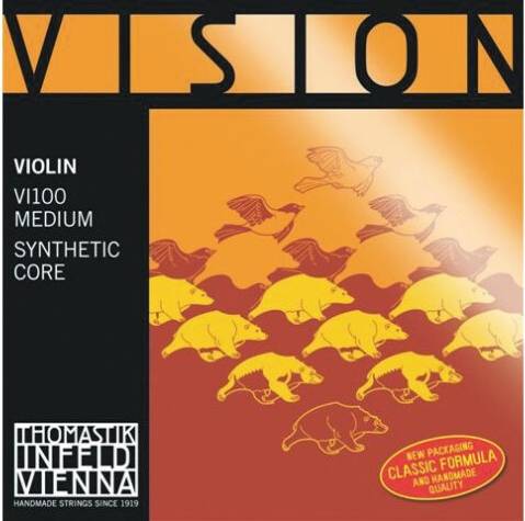 Thomastik Single String Vision D String Plastic Core