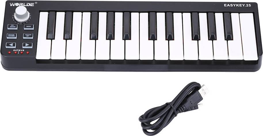 Easykey.25 Portable Keyboard Mini 25-Key USB MIDI Controller