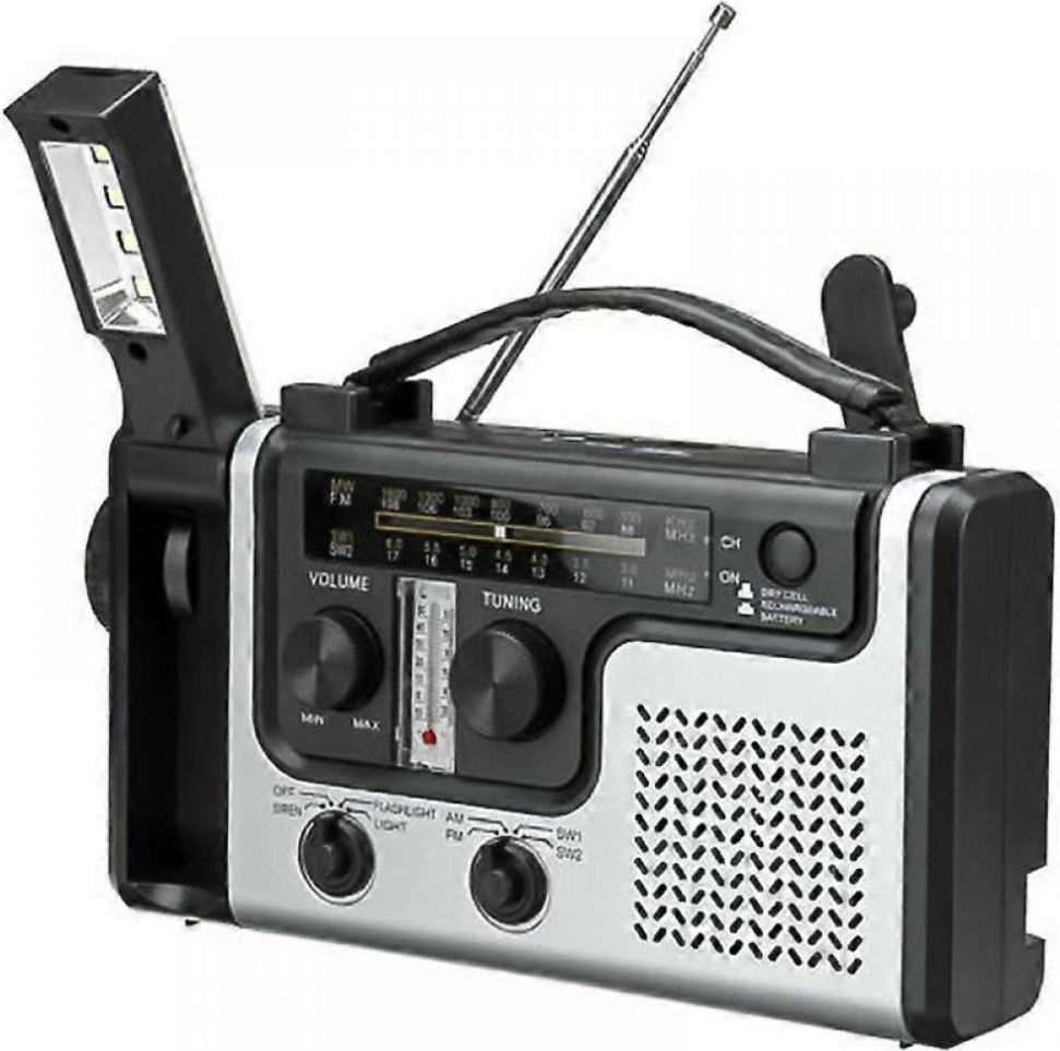 Outdoor Multifunctional Solar Radio LED