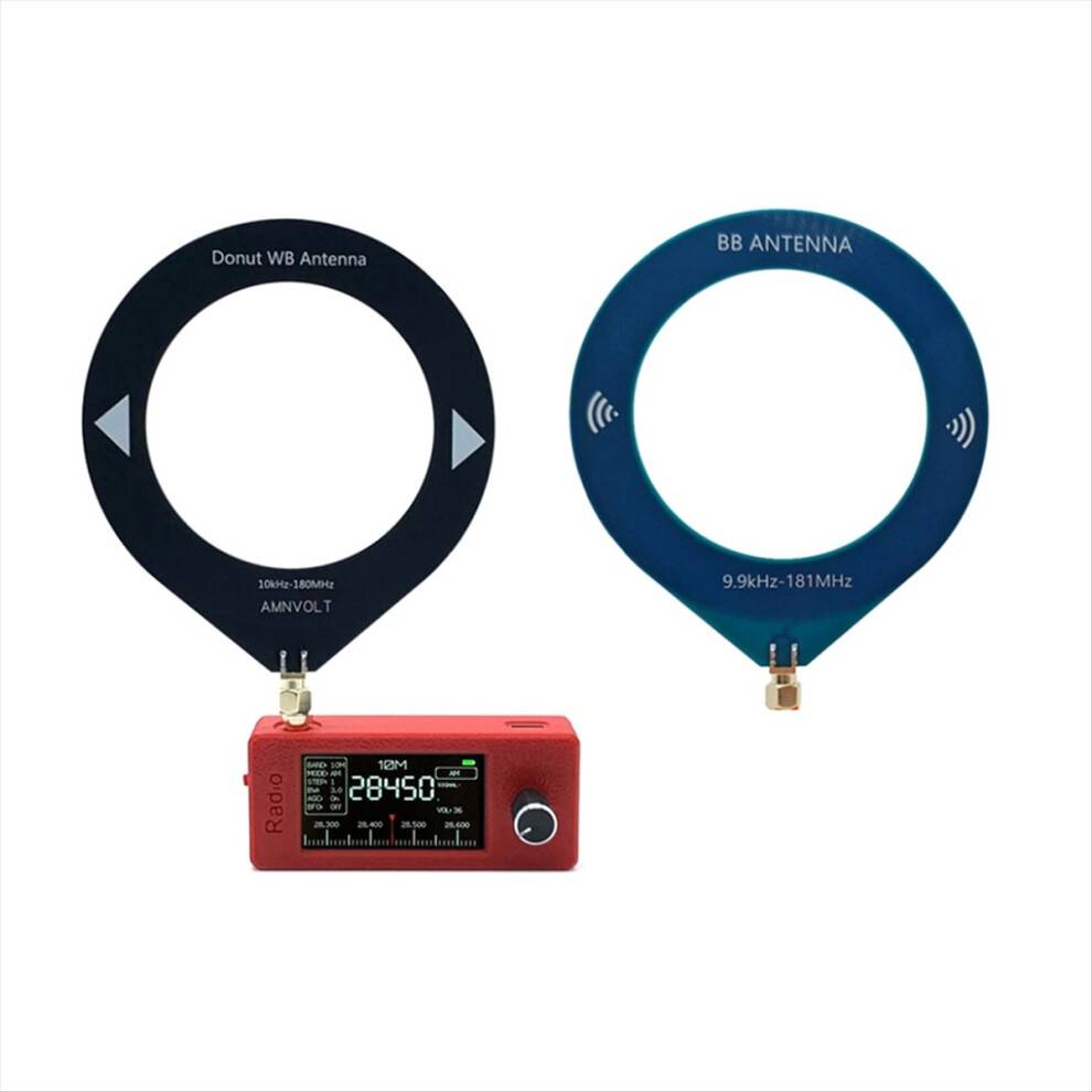 Exogio Mini Portable Radio 1.9 Inch IPS Screen Pocket