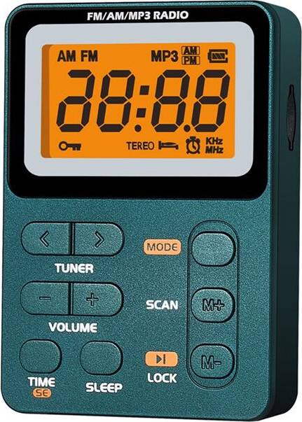 Multifunctional LED Display AM FM Pocket Radio