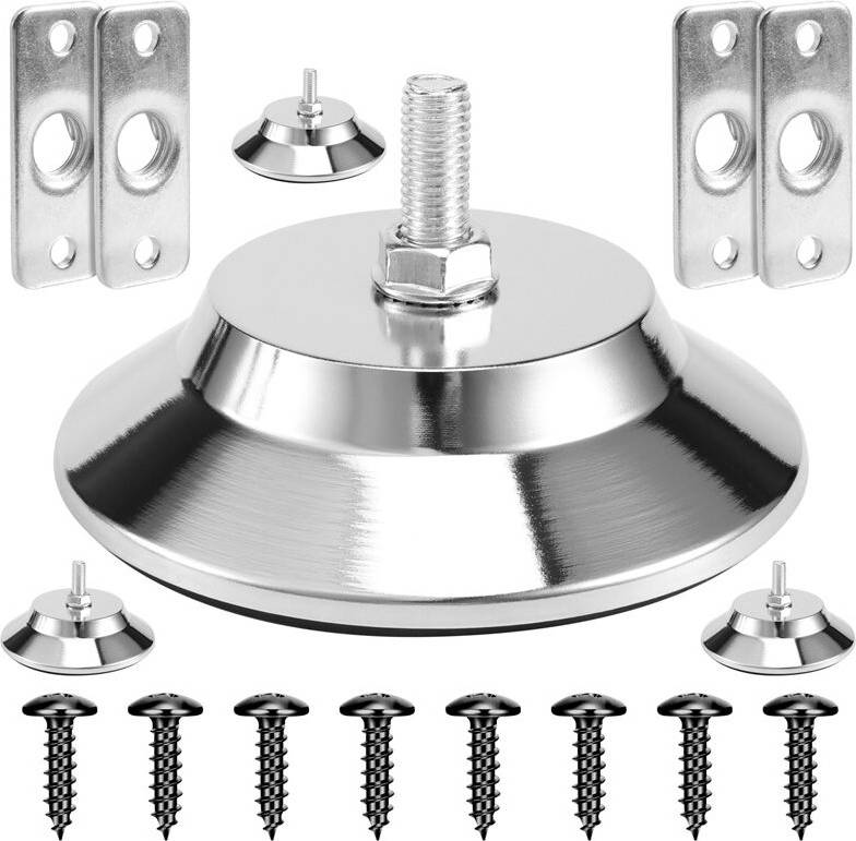 Torribaly 4 Pcs Billiard Pool Table Leg Levelers 5 Inch
