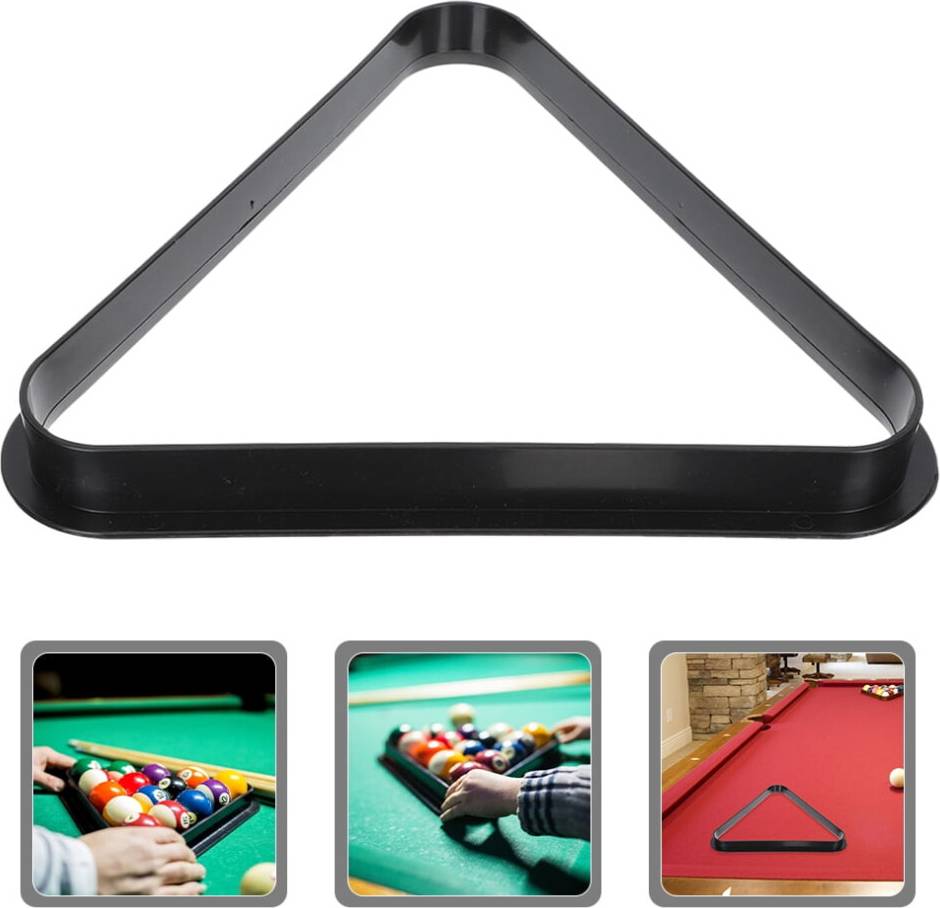 Retro Billiard Rack Triangle Set