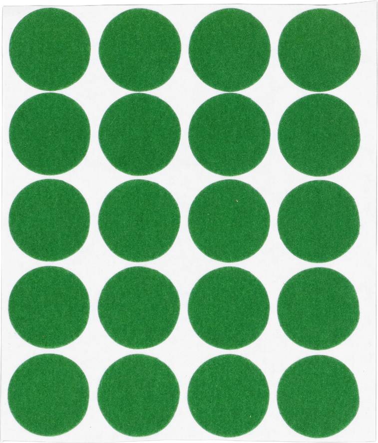Billiard Patch Sticker Fade Proof 20pcs