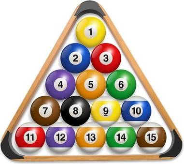 Sodial Wooden Billiard Rack Solid Triangle Rack
