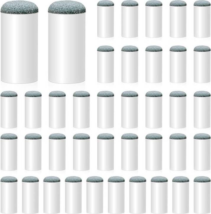Torribaly 40 Pack Billiard Pool Cue Tips Kit