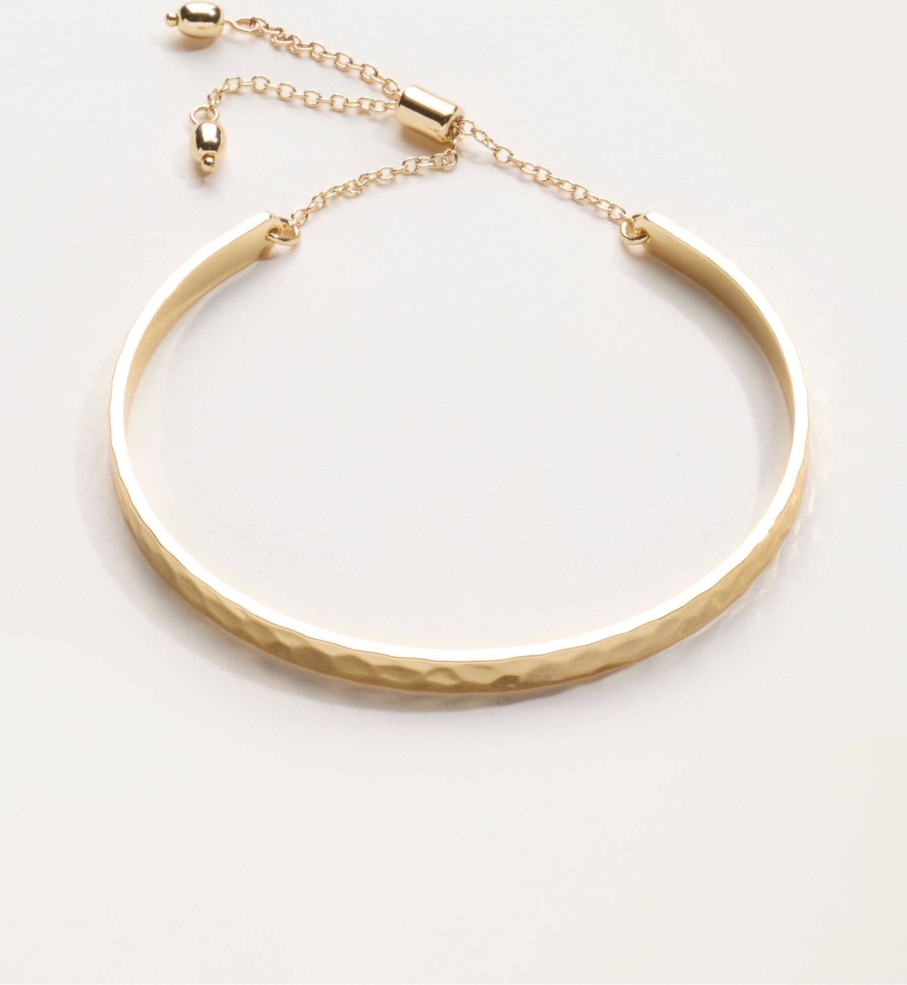 Fatface Adjustable Bangle - Gold