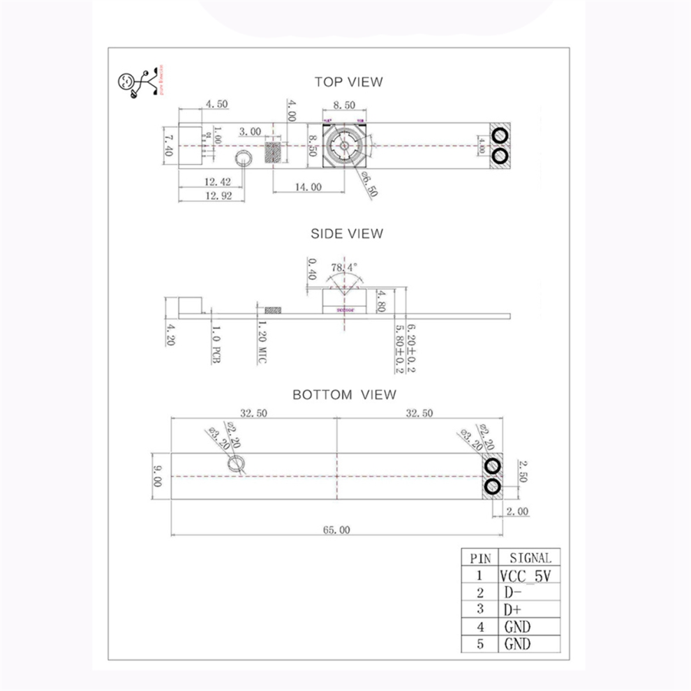 Torribaly 13MP 4K USB Camera Module OV13B10