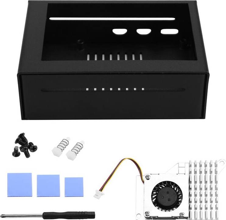 Typecat Raspberry Pi 5 Metalen Behuizing Koellichaam 3.5 Inch
