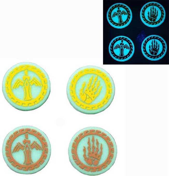 Maxpower Gold D-pad Cross Button Key Sticker