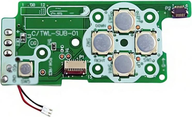 Left Power Button Plate Board