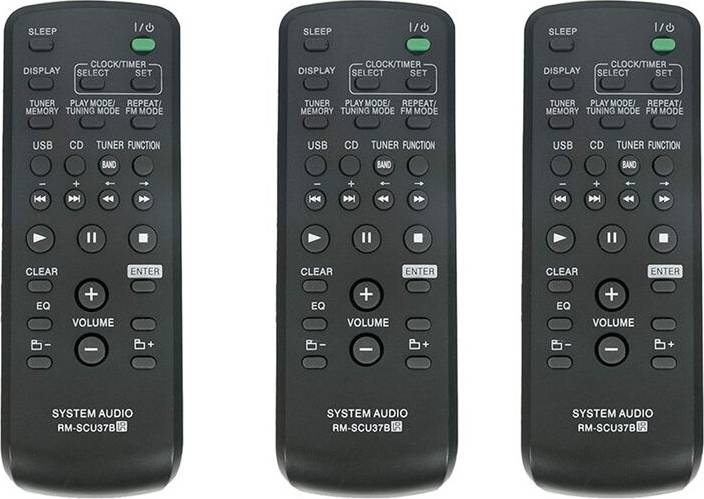 Hi fi system 3X Replace Remote RM-SCU37B HI-FI Component System