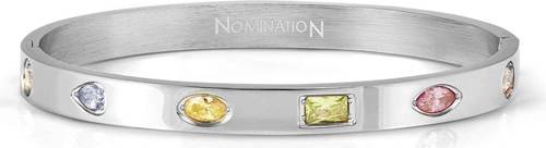 Nomination Silver Pretty Bangles Multicoloured CZ Bangle Large